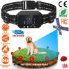 Wireless GPS Dog Fence Rechargeable Waterproof Electric Dog Collar 98-3280FT Adjustable Radius Pet Containment System Outdoor for Large Medium Dogs