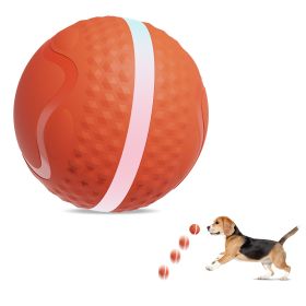 Pet Electric Dog Ball (Color: Orange)