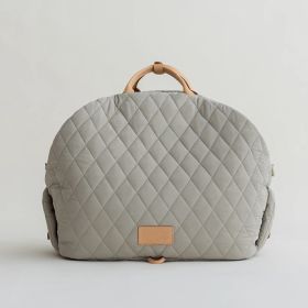 Pet Handbag Outdoor Cat Handbag (Option: Gray L Version)