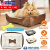 petPet Dog Bed Soft Warm Fleece Puppy Cat Bed Dog Cozy Nest Sofa Bed Cushion Mat For S/M Dog